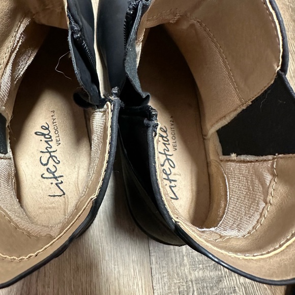 Life Stride Zipper Ankle Boot Black - Picture 5 of 5